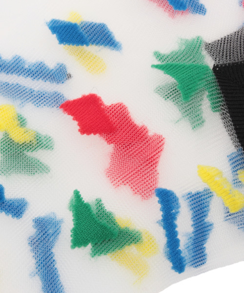 WEGO（ウィゴー）の「WEGO/マルサンカクシースルーソックス（ソックス/靴下・レディース・その他1/その他2/その他3/その他4・FREE）」の7枚目の写真