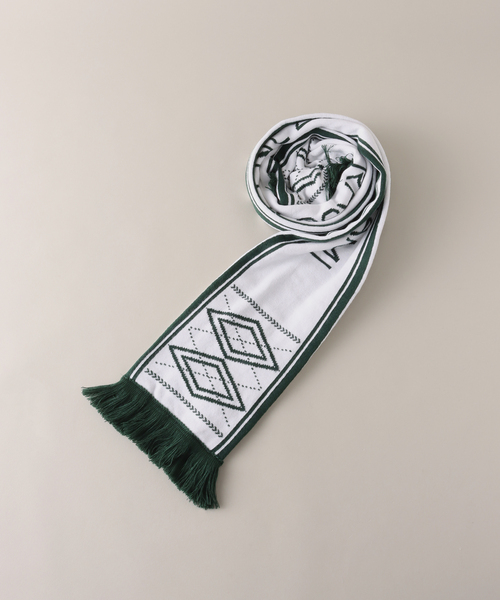 PULP/417EDIFICE(パルプフォーワンセブンエディフィス)の「【RASSVET / ラスベート】SPORT SCARF(マフラー・メンズ・ブラウン/グリーン・FREE)」の2枚目の写真