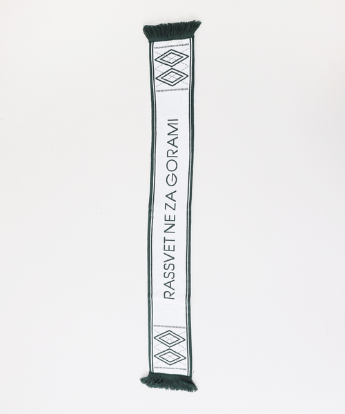 PULP/417EDIFICE(パルプフォーワンセブンエディフィス)の「【RASSVET / ラスベート】SPORT SCARF(マフラー・メンズ・ブラウン/グリーン・FREE)」の11枚目の写真