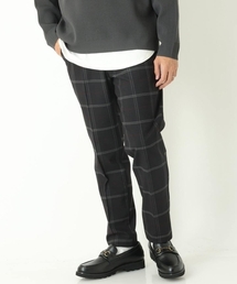 a.v.v | 【S-XXL】チェック柄裏起毛スマートスラックス(スラックス)