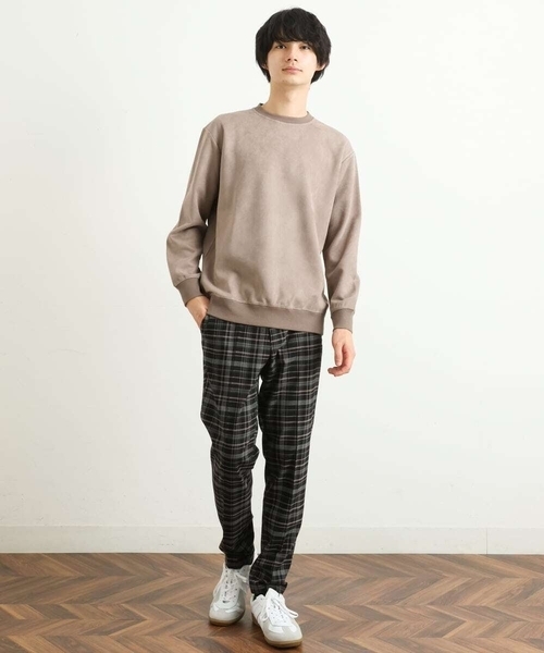 a.v.v（アーヴェヴェ）の「【S-XXL】チェック柄裏起毛スマートスラックス（スラックス・メンズ・ブラウン/ライトブラウン/チャコールグレー/ブラック・44/46/48/50/52）」の7枚目の写真