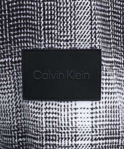 Calvin Klein(カルバン・クライン)の「ブラッシュドチェックインドアシャツ(シャツ/ブラウス・メンズ・ブラウン系その他/ブラック・L/S/M/XL)」の11枚目の写真