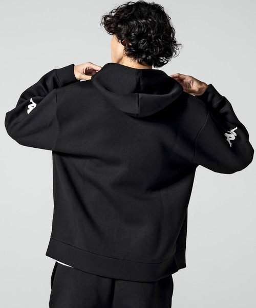 Kappa（カッパ）の「Kappa(カッパ)オミニロゴダンボールニットジップパーカー（パーカー・メンズ・ネイビー/ライトグレー/ホワイト/ブラック・L/XL/M/XXL）」の7枚目の写真