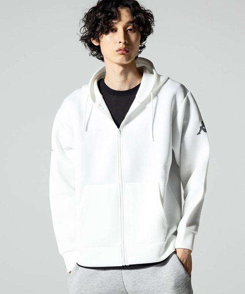 Kappa（カッパ）の「Kappa(カッパ)オミニロゴダンボールニットジップパーカー（パーカー・メンズ・ネイビー/ライトグレー/ホワイト/ブラック・L/XL/M/XXL）」の17枚目の写真