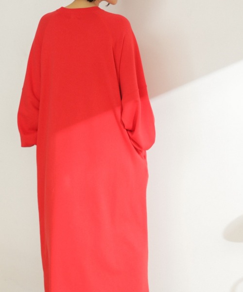 ROSE BUD（ローズバッド）の「スウェットワンピース（ワンピース・レディース・ブラック/ネイビー/レッド・SMALL/MEDIUM）」の12枚目の写真