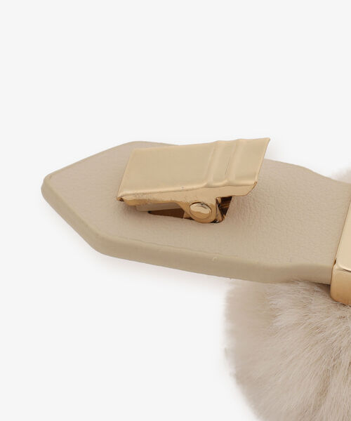 Afternoon Tea（アフタヌーンティー）の「フェイクファー付きストールクリップ（ストール/ショール・レディース・ベージュ/アイボリー/グレー・ONE SIZE）」の11枚目の写真