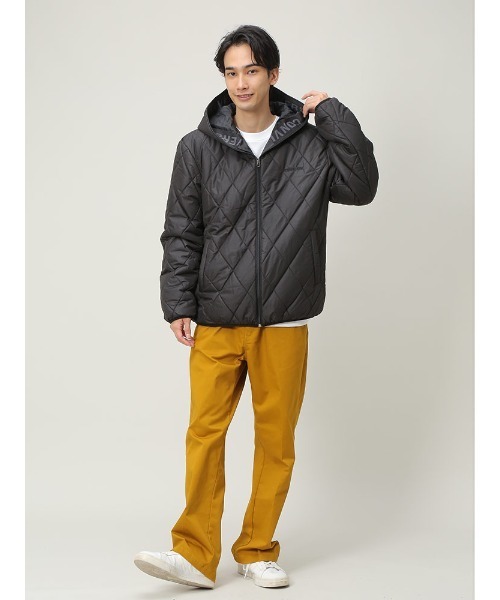 CONVERSE（コンバース）の「ダイヤキルト 中綿 ジャケット（ブルゾン・メンズ・レッド/ブラック/ネイビー・LL/L/M）」の4枚目の写真