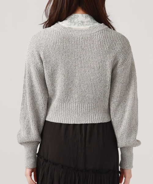 archives（アルシーヴ）の「２ＷＡＹメランジニットカーディガン（カーディガン/ボレロ・レディース・オレンジ/パープル/ブルー/グレー・MEDIUM）」の16枚目の写真