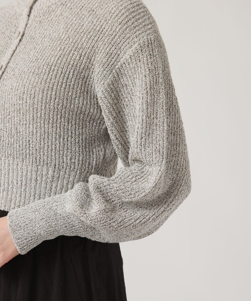 archives（アルシーヴ）の「２ＷＡＹメランジニットカーディガン（カーディガン/ボレロ・レディース・オレンジ/パープル/ブルー/グレー・MEDIUM）」の18枚目の写真