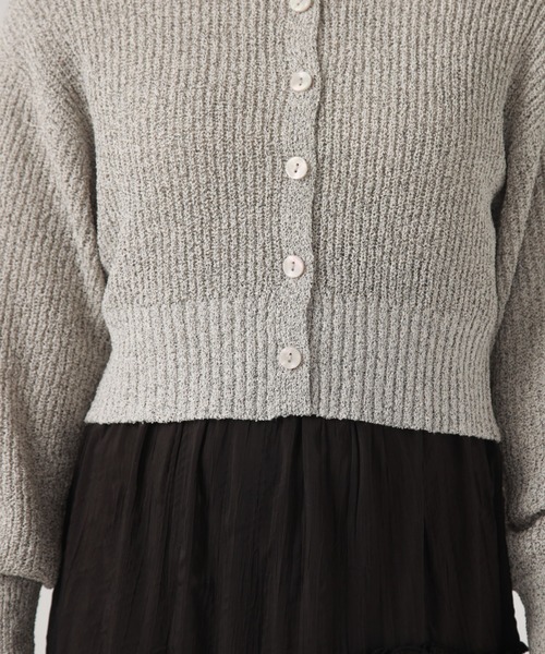 archives（アルシーヴ）の「２ＷＡＹメランジニットカーディガン（カーディガン/ボレロ・レディース・オレンジ/パープル/ブルー/グレー・MEDIUM）」の19枚目の写真