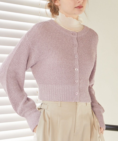 archives（アルシーヴ）の「２ＷＡＹメランジニットカーディガン（カーディガン/ボレロ・レディース・オレンジ/パープル/ブルー/グレー・MEDIUM）」の22枚目の写真