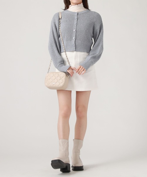 archives（アルシーヴ）の「２ＷＡＹメランジニットカーディガン（カーディガン/ボレロ・レディース・オレンジ/パープル/ブルー/グレー・MEDIUM）」の11枚目の写真