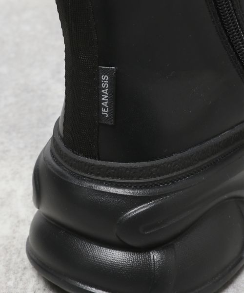 JEANASIS（ジーナシス）の「レースアップスニーカーブーツ/182863（ブーツ・レディース・ベージュ/ブラック・MEDIUM/LARGE）」の11枚目の写真