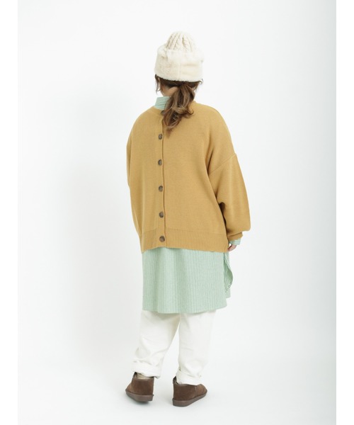 Samansa Mos2（サマンサ モスモス）の「柄アソートシャツチュニック（チュニック・レディース・ブルー/オフホワイト/ブラック/グリーン/レッド・ﾌﾘ-）」の19枚目の写真