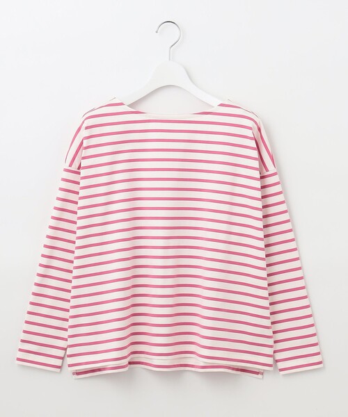UNFILO(アンフィーロ)の「【LEE.3月号掲載】ボーダーワイドT(Tシャツ/カットソー・レディース・ブラック系1/ピンク系1/パイングリーン系1/ブルー系1・MEDIUM/LARGE/SMALL)」の17枚目の写真