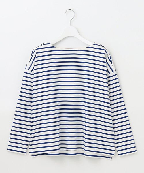 UNFILO(アンフィーロ)の「【LEE.3月号掲載】ボーダーワイドT(Tシャツ/カットソー・レディース・ブラック系1/ピンク系1/パイングリーン系1/ブルー系1・MEDIUM/LARGE/SMALL)」の19枚目の写真