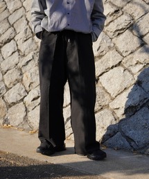 DankeSchon/ダンケシェーン/SEERSUCKER WIDE PANTS