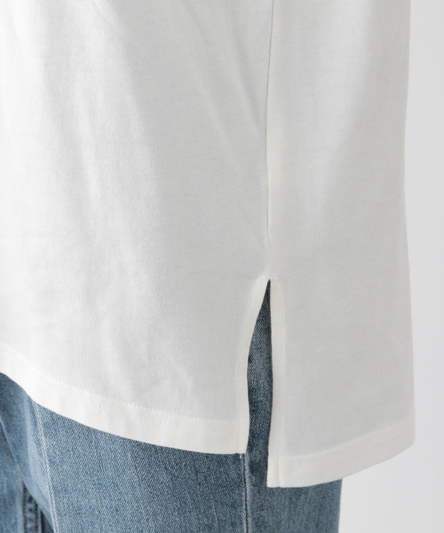 GLOBAL WORK(グローバルワーク)の「ヘビロッTEEプリント長袖/163482(Tシャツ/カットソー・レディース・オフホワイト/ホワイト系その他/杢グレー/オートミール/ホワイト系8/ホワイト系その他4・MEDIUM/LARGE)」の15枚目の写真