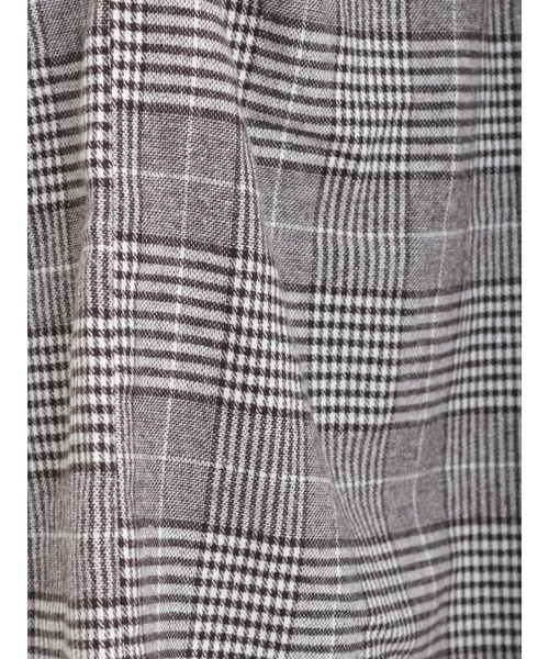 Samansa Mos2（サマンサ モスモス）の「ギャザーシャツワンピース（ワンピース・レディース・ブラック/ベージュ/チャコール・ﾌﾘ-）」の22枚目の写真