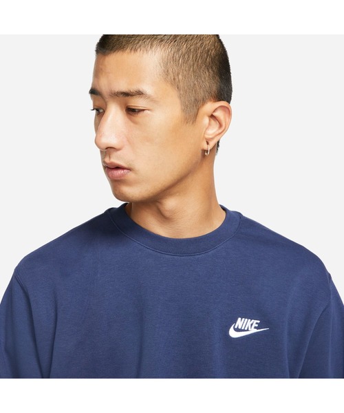 NIKE(ナイキ)の「ナイキ NIKE ナイキ クラブ フレンチテリー クルー(スウェット・メンズ・ピンク/サックスブルー/ネイビー・3L/L/M/LL/S)」の5枚目の写真