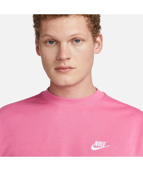 NIKE(ナイキ)の「ナイキ NIKE ナイキ クラブ フレンチテリー クルー(スウェット・メンズ・ピンク/サックスブルー/ネイビー・3L/L/M/LL/S)」の9枚目の写真