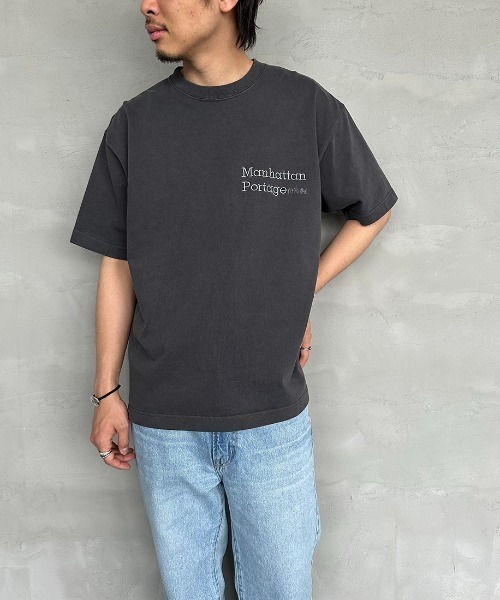 Muro ×TechnicsManhattanPortageブラックTシャツ L Technics