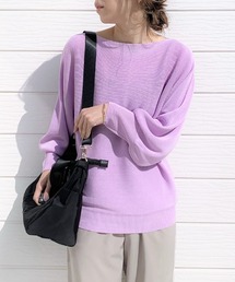 Q | 強撚抗菌 ドルマンニット(ニット/セーター)