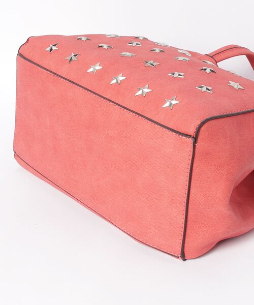 B'2nd(ビーセカンド)の「B-Style Company (ビースタイルカンパニー) ホシスタッズ小 BAG/バッグ星スタッズトート(トートバッグ・レディース・レッド・00)」の5枚目の写真