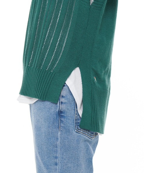 Arnold Palmer（アーノルドパーマー）の「ニットベスト × ラウンドテール Tシャツ セット（アンサンブル・レディース・グリーン/ベージュ/ピンク・L/M/S）」の6枚目の写真