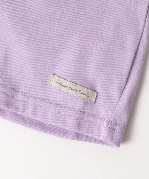 BREEZE（ブリーズ）の「【WEB限定】フレンチスリーブTシャツ（Tシャツ/カットソー・キッズ・イエロー/オフホワイト/ピンク/チャコール/ラベンダー・120/130/140/80/100/110/90）」の9枚目の写真