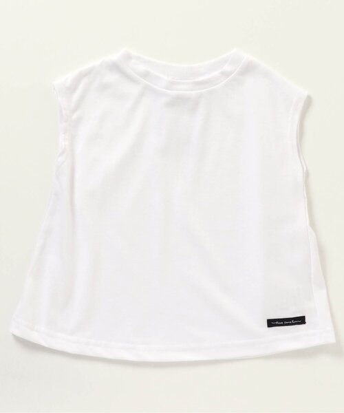 BREEZE（ブリーズ）の「【WEB限定】フレンチスリーブTシャツ（Tシャツ/カットソー・キッズ・イエロー/オフホワイト/ピンク/チャコール/ラベンダー・120/130/140/80/100/110/90）」の10枚目の写真