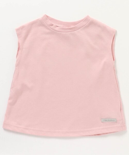 BREEZE（ブリーズ）の「【WEB限定】フレンチスリーブTシャツ（Tシャツ/カットソー・キッズ・イエロー/オフホワイト/ピンク/チャコール/ラベンダー・120/130/140/80/100/110/90）」の11枚目の写真