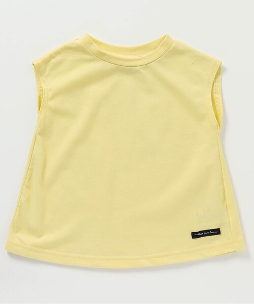 BREEZE（ブリーズ）の「【WEB限定】フレンチスリーブTシャツ（Tシャツ/カットソー・キッズ・イエロー/オフホワイト/ピンク/チャコール/ラベンダー・120/130/140/80/100/110/90）」の12枚目の写真