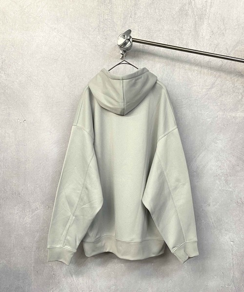 Beno（ビーノ）の「TECHダンボール ルーズシルエット フルZIPフーディ（パーカー・メンズ・モカ/ライトグレー/ブラック/ダークブルー・M/L）」の6枚目の写真