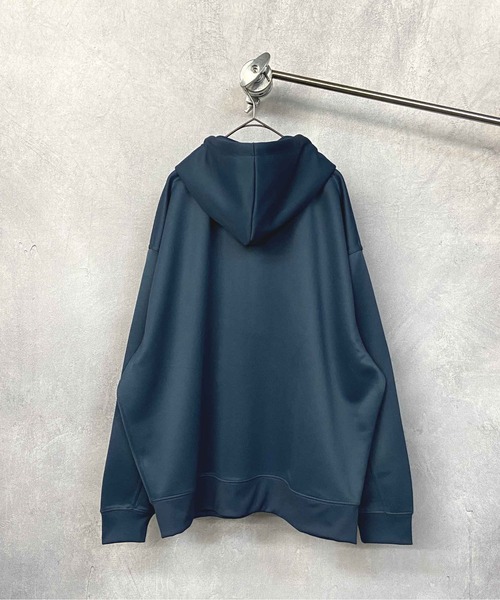 Beno（ビーノ）の「TECHダンボール ルーズシルエット フルZIPフーディ（パーカー・メンズ・モカ/ライトグレー/ブラック/ダークブルー・M/L）」の8枚目の写真