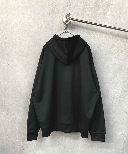 Beno（ビーノ）の「TECHダンボール ルーズシルエット フルZIPフーディ（パーカー・メンズ・モカ/ライトグレー/ブラック/ダークブルー・M/L）」の5枚目の写真