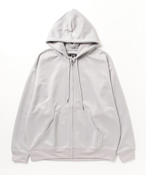 Beno（ビーノ）の「TECHダンボール ルーズシルエット フルZIPフーディ（パーカー・メンズ・モカ/ライトグレー/ブラック/ダークブルー・M/L）」の20枚目の写真