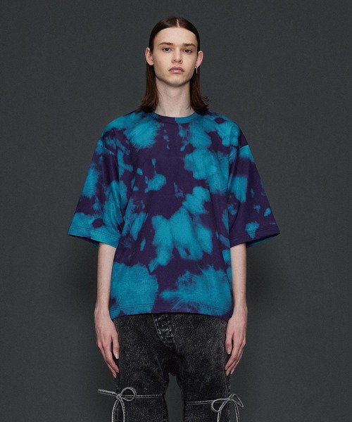 SHAREEF（シャリーフ）の「FOG PT S/S T-SHIRT（Tシャツ/カットソー・メンズ・パープル/グリーン・1/2/3）」の2枚目の写真