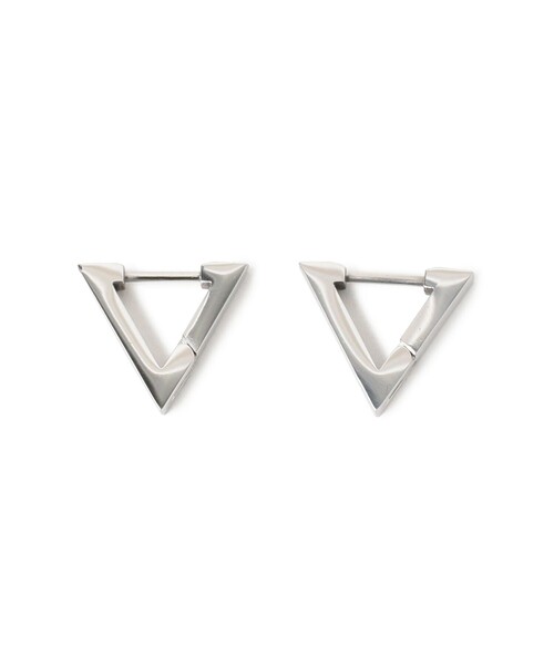 Ray BEAMS(レイビームス)の「Ray BEAMS / トライアングル ピアス(ピアス(両耳用)・レディース・シルバー/ゴールド・ONE SIZE)」の2枚目の写真
