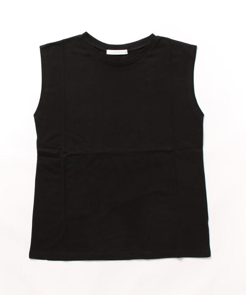 CHIGNON（シニヨン）の「CHIGNON  レイヤードシアーTシャツ（Tシャツ/カットソー・レディース・アイボリー/ブラック・FREE）」の3枚目の写真