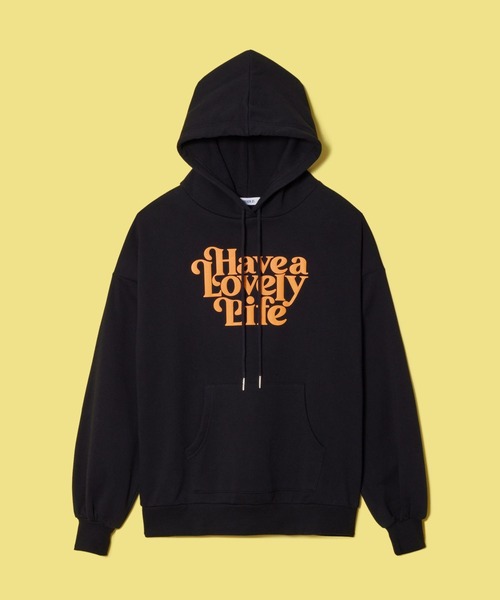 FOREVER 21（フォーエバー トゥエンティーワン）の「【POP】Have a Lovely Life カラーロゴパーカー（スウェット・レディース・オレンジ系その他/グリーン/ブラック・FREE）」の17枚目の写真