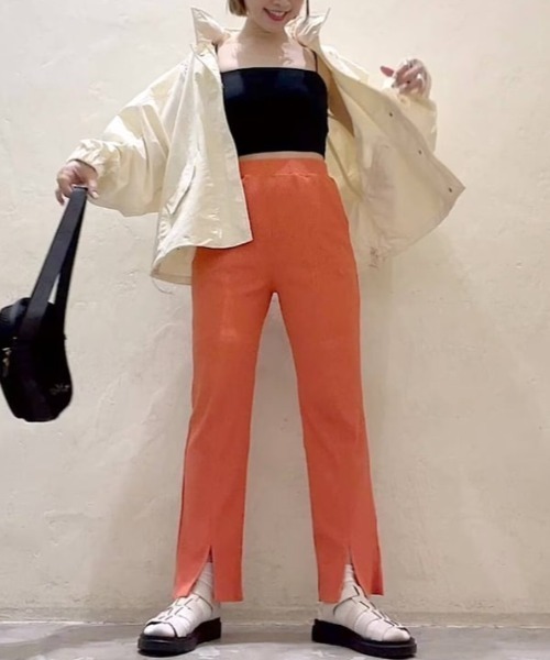 FOREVER 21（フォーエバー トゥエンティーワン）の「カップ付きクロップドキャミ（キャミソール・レディース・ホワイト/グリーン系その他/ブラック/グリーン系その他6/ホワイト系その他2/ブラウン系その他7/グレー系その他・SMALL/MEDIUM/LARGE）」の10枚目の写真