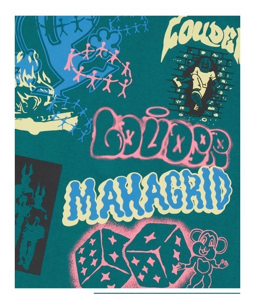 MAHAGRID（マハグリッド）の「『mahagrid/マハグリッド』STREET COLLAGE TEE/ストリートコラージュ 半袖 カットソー（Tシャツ/カットソー・メンズ・ブラック/ホワイト/グリーン・M/L）」の17枚目の写真