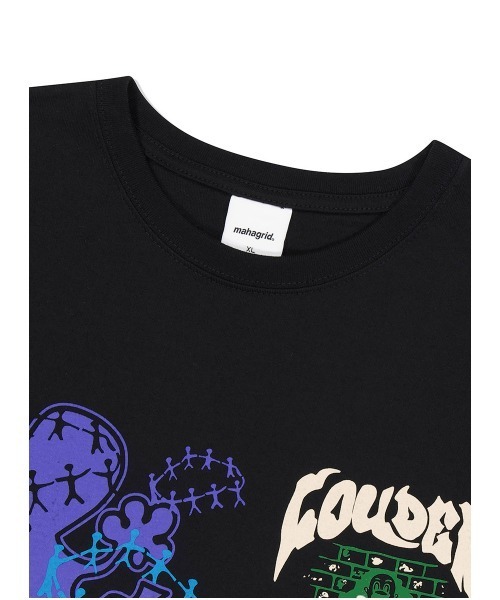 MAHAGRID（マハグリッド）の「『mahagrid/マハグリッド』STREET COLLAGE TEE/ストリートコラージュ 半袖 カットソー（Tシャツ/カットソー・メンズ・ブラック/ホワイト/グリーン・M/L）」の13枚目の写真