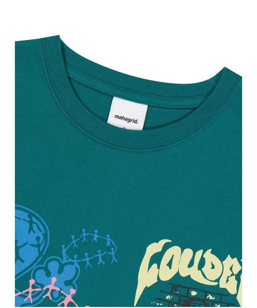 MAHAGRID（マハグリッド）の「『mahagrid/マハグリッド』STREET COLLAGE TEE/ストリートコラージュ 半袖 カットソー（Tシャツ/カットソー・メンズ・ブラック/ホワイト/グリーン・M/L）」の16枚目の写真