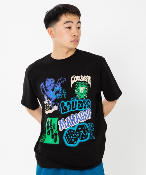 MAHAGRID（マハグリッド）の「『mahagrid/マハグリッド』STREET COLLAGE TEE/ストリートコラージュ 半袖 カットソー（Tシャツ/カットソー・メンズ・ブラック/ホワイト/グリーン・M/L）」の19枚目の写真