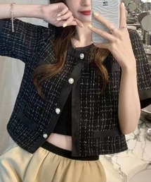 ツィードライクカーディガン