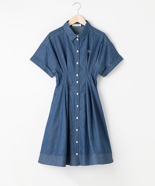 pom ponette junior（ポンポネットジュニア）の「シャツワンピース
