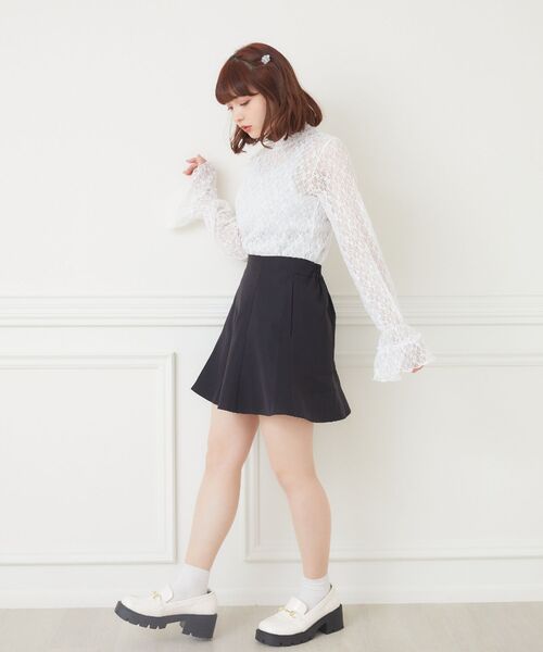ems excite(エムズエキサイト)の「HNギャザーレースインナー(Tシャツ/カットソー・レディース・オフホワイト/ピンク/ナチュラル・FREE)」の19枚目の写真