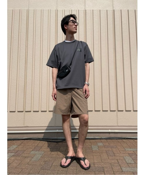 CAMP7(キャンプセブン)の「【接触冷感】【CAMP7】COOL ポンチTシャツ(Tシャツ/カットソー・メンズ・グリーン/パープル/ダークグレー/ブラック/オフホワイト・S/M/L/XL)」の10枚目の写真